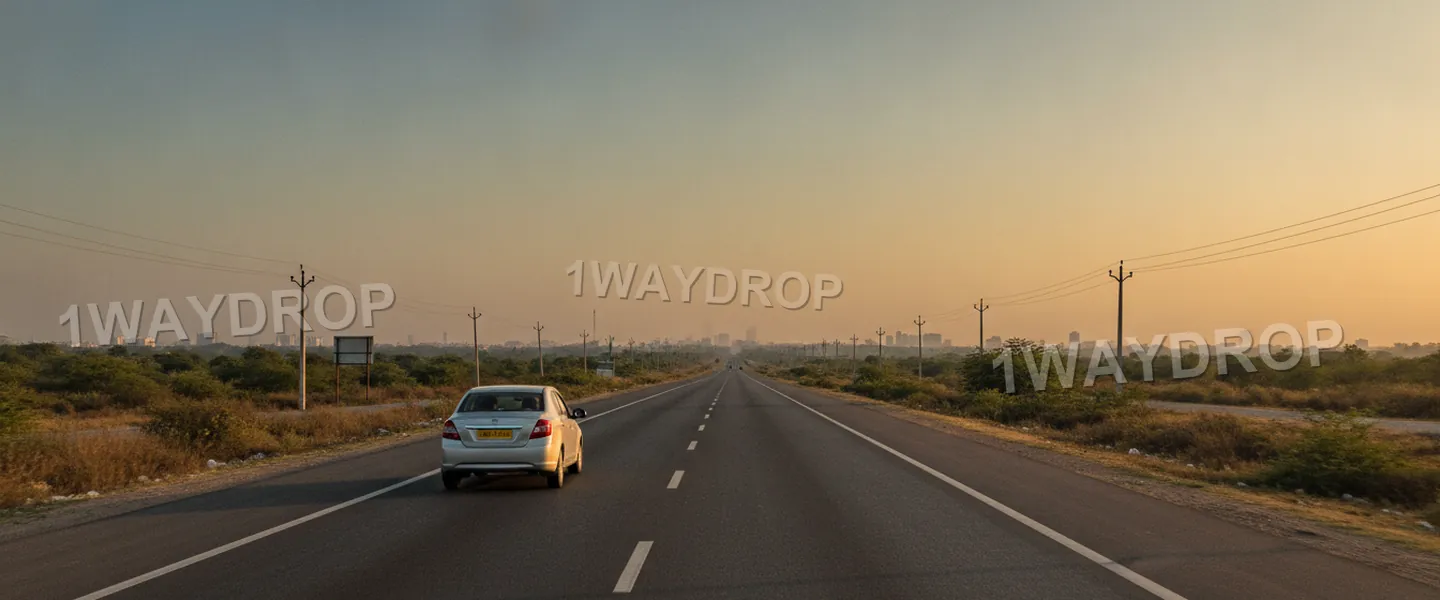 The road from Trichy to Chennai